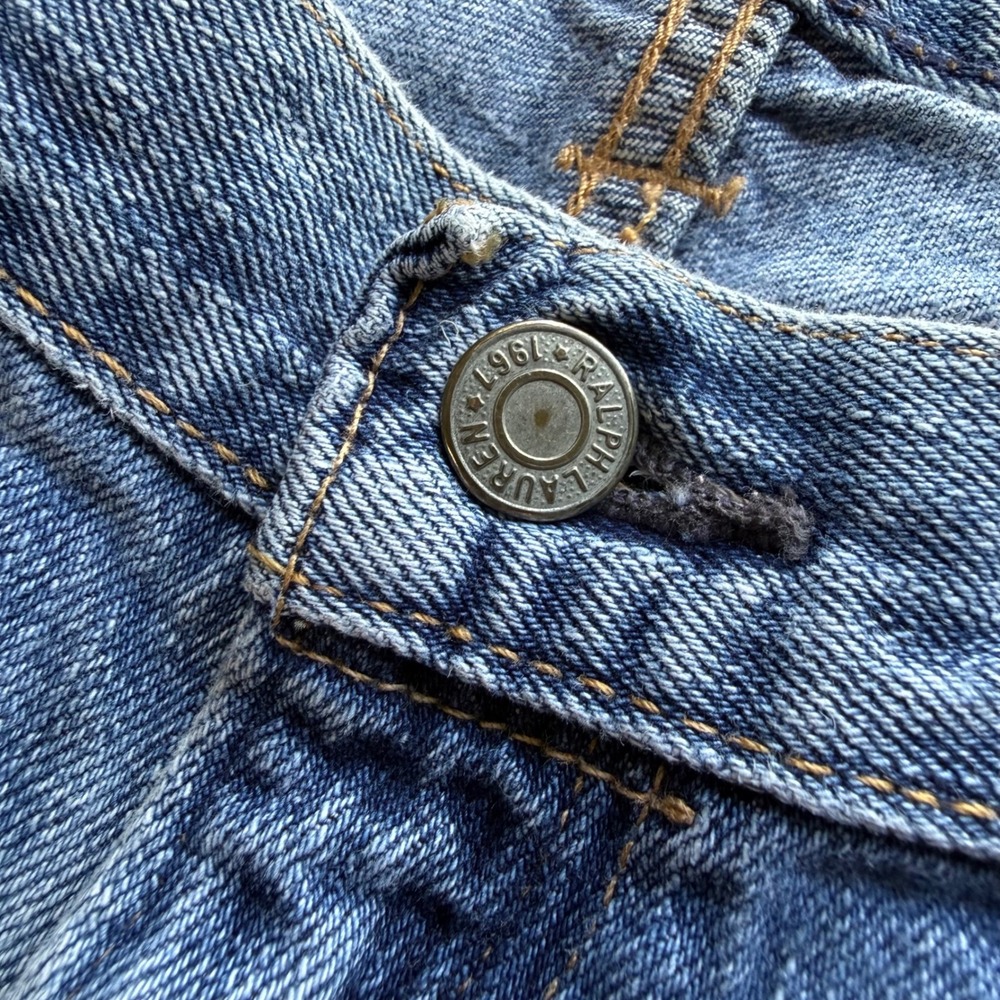 Polo Ralph Lauren Mens Light Wash Straight Leg Denim Jeans 40x30 4682134BET - Picture 5 of 12